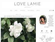 Tablet Screenshot of lovelamie.com